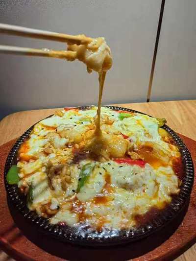 芝士鸡肉打糕条